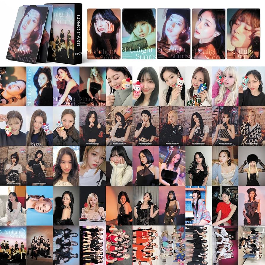 Amazon.co.jp: FOURBOM 55枚 Twice Photocard TWICE MOONLIGHT